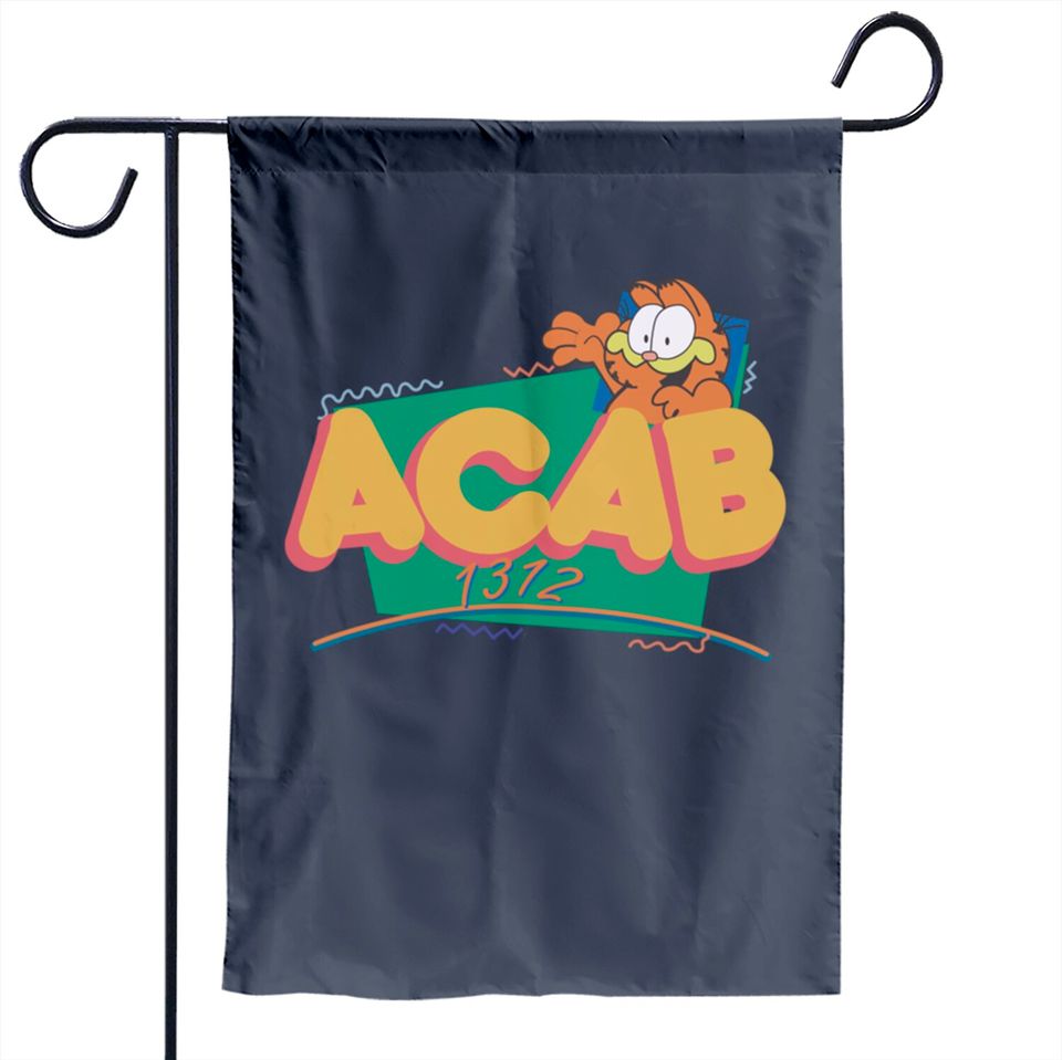 Garfield Says Acab - Garfield - Garden Flag