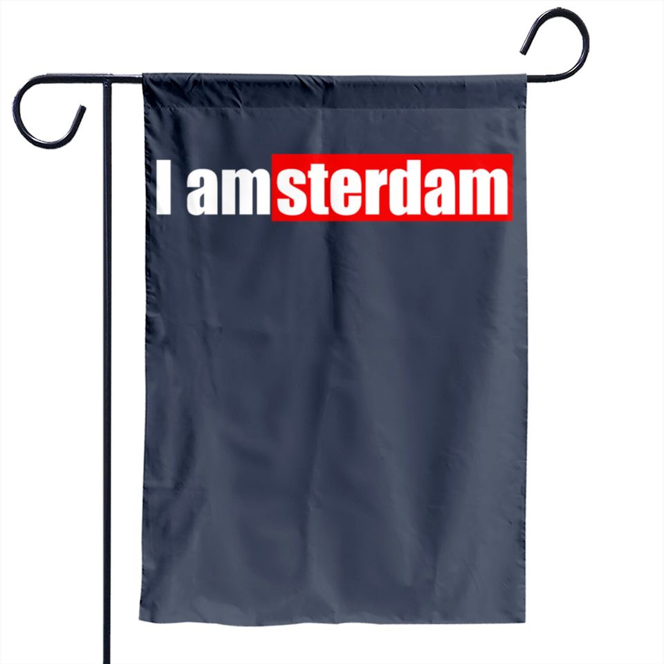 I Amsterdam Garden Flag