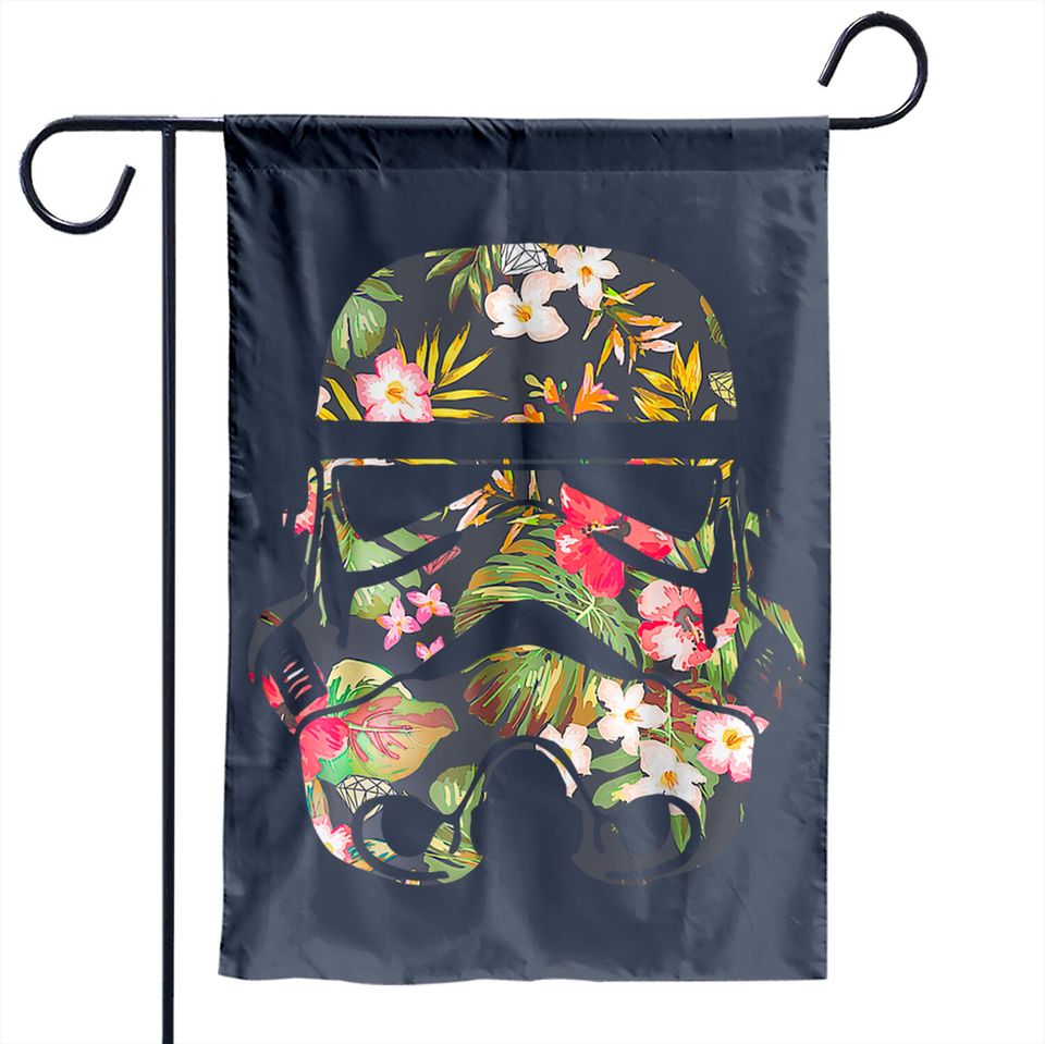 Star Wars Tropical Stormtrooper Floral Garden Flag