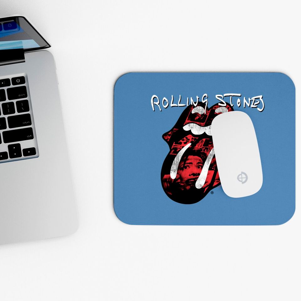 Womens Rolling Stones  Exile Tongue Photos Mouse Pads