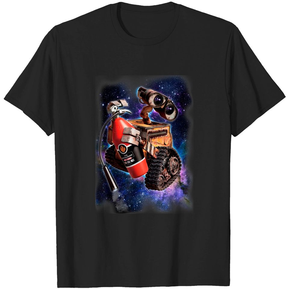 Disney Pixar Wall-E Fire Extinguisher Space Portrait T-Shirt