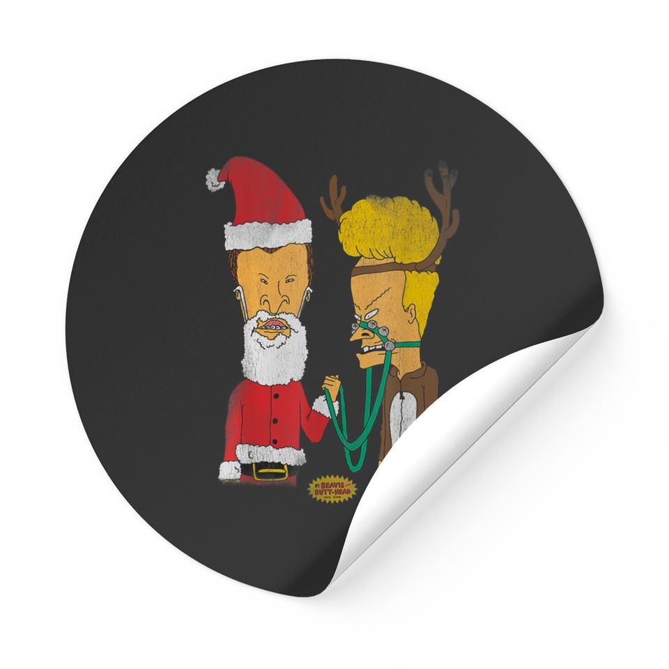 Beavis And Butthead Sticker Christmas