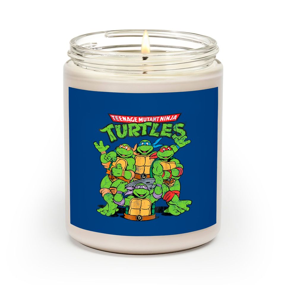 Teenage Mutant Ninja Turtles Classic Retro Logo Scented Candles