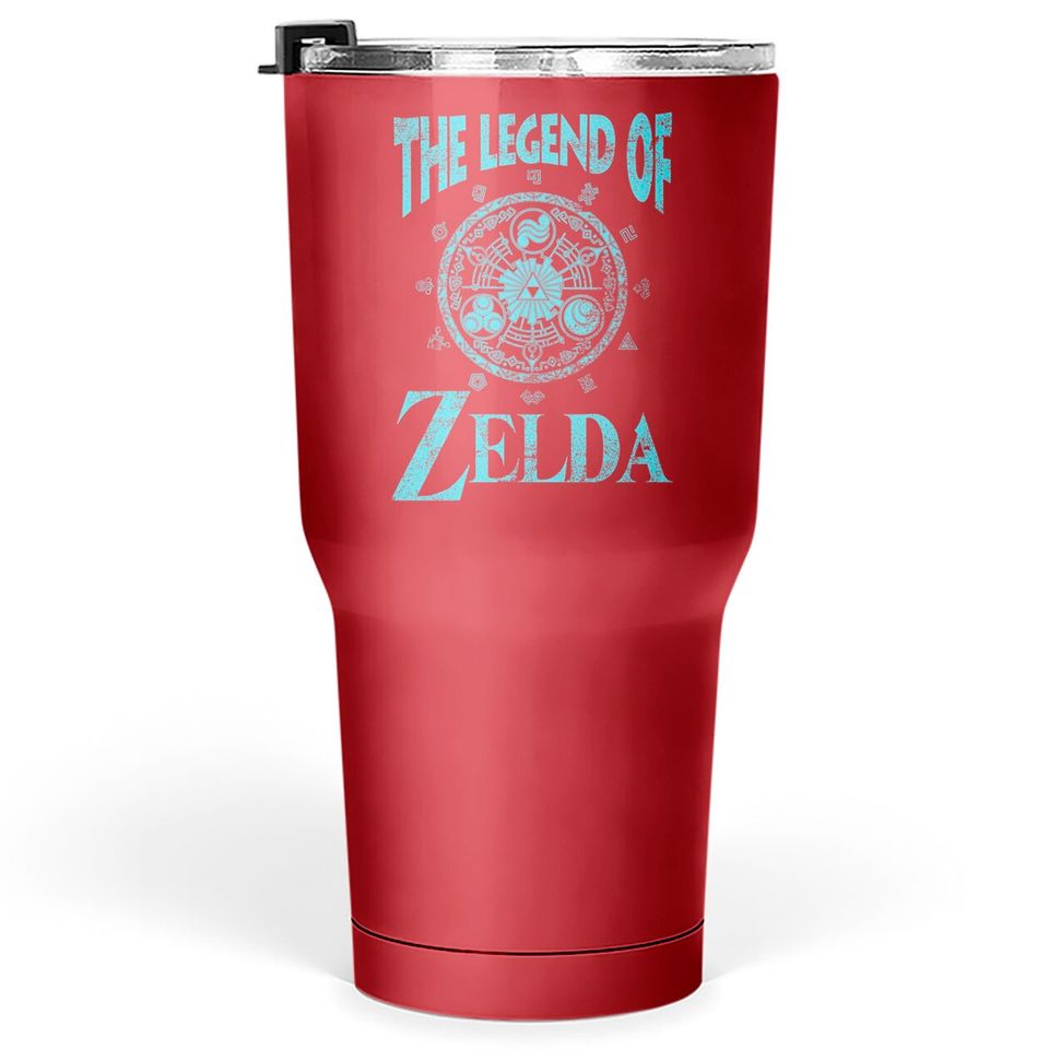 The legend Of Zelda Logo Tumblers 30 oz