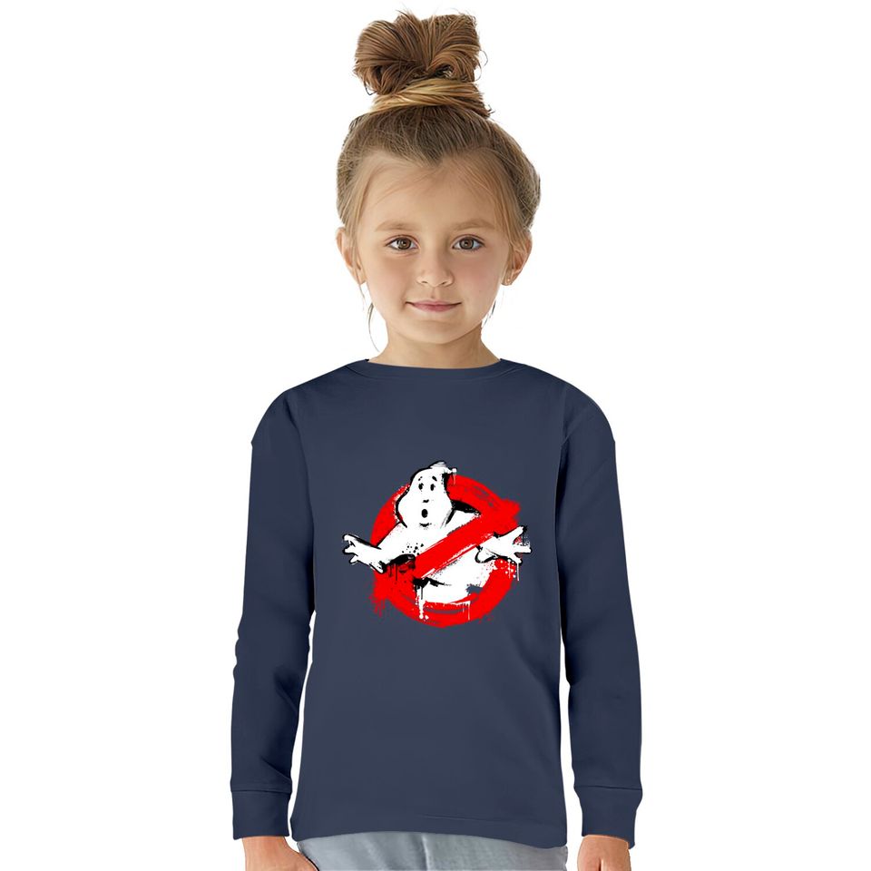 ghostbusters logo - Ghostbusters -  Kids Long Sleeve T-Shirts