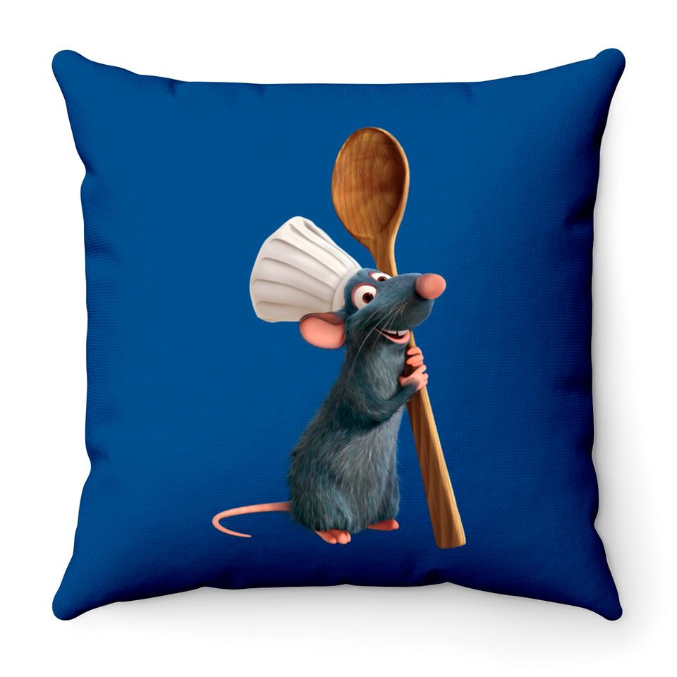 Disney Pixar Ratatouille Chef Remy with Spoon Throw Pillows