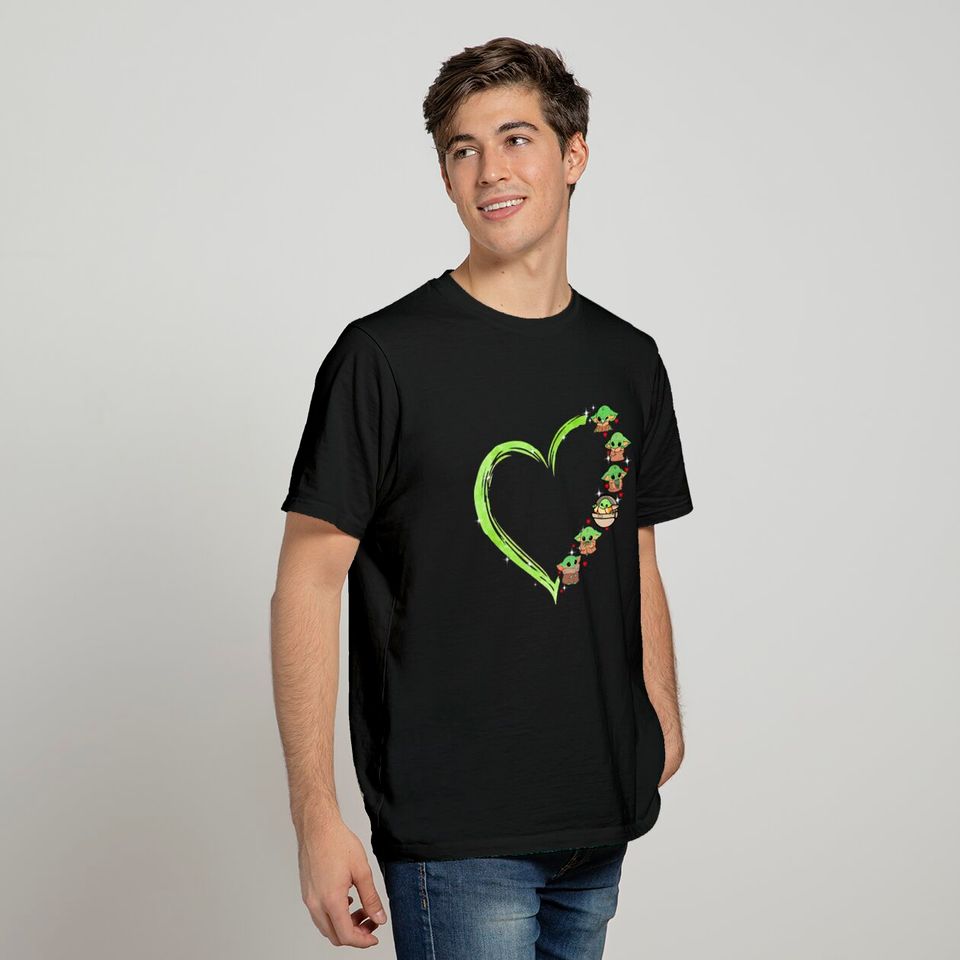 Baby Yoda Heart T Shirt