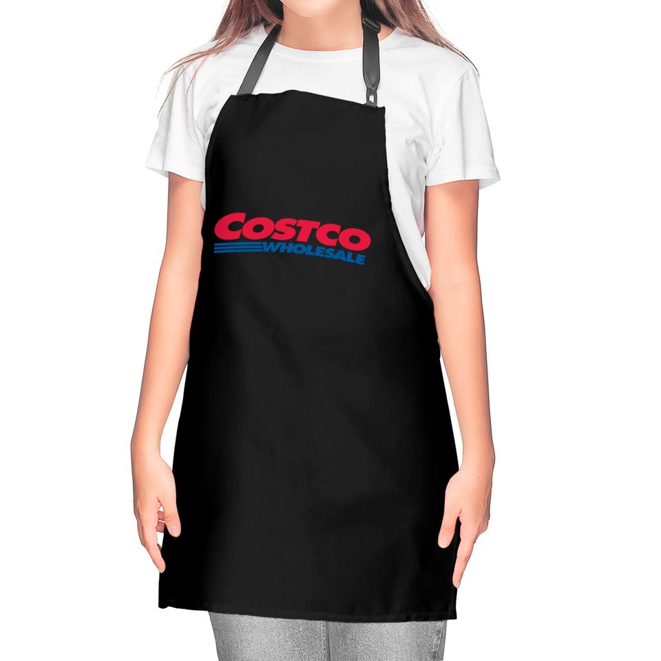 Costco Wholesale Supermarket Logo Kitchen Aprons