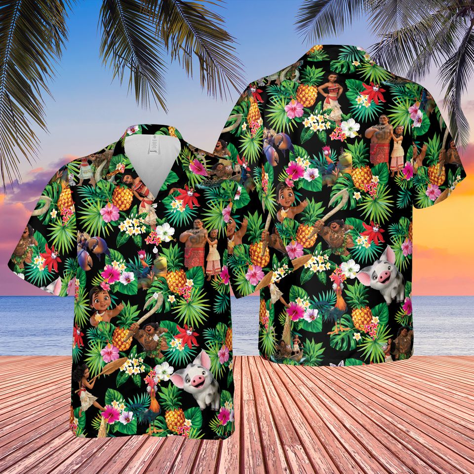 Princess Moana Summer Hawaiian Shirt