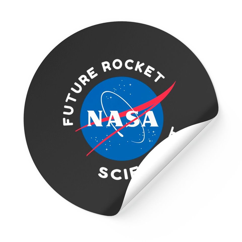 Kids Future Rocket Scientist NASA Youth Sticker Stickers