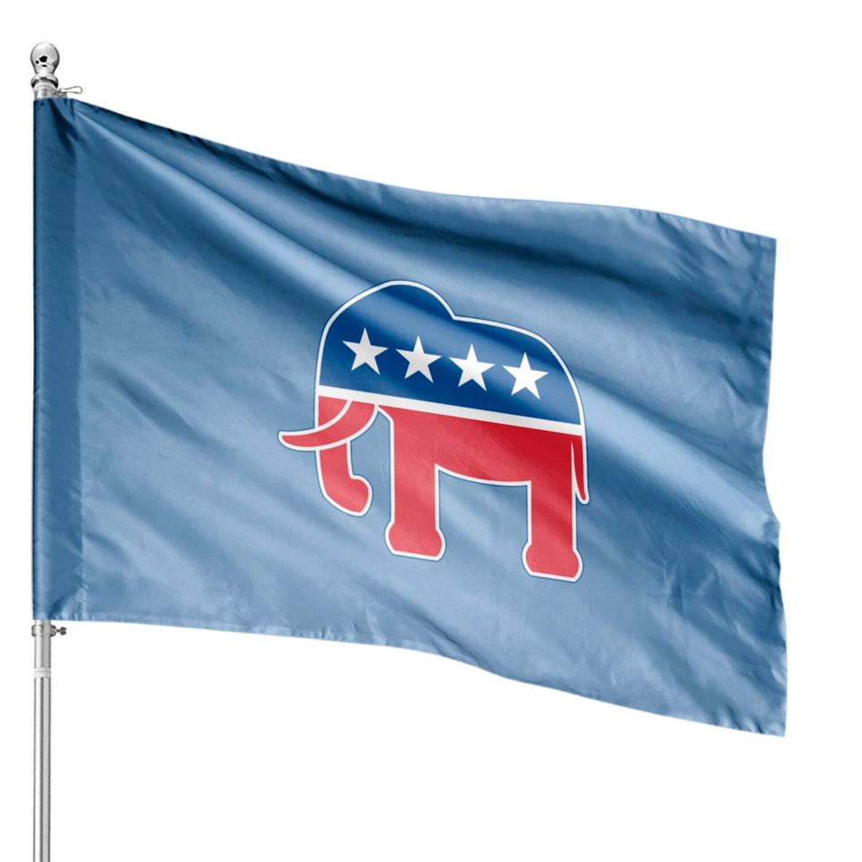 Republican Elephant House Flags