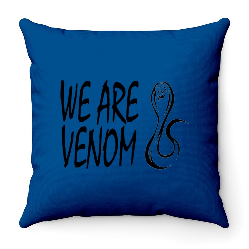 Venom Throw Pillows