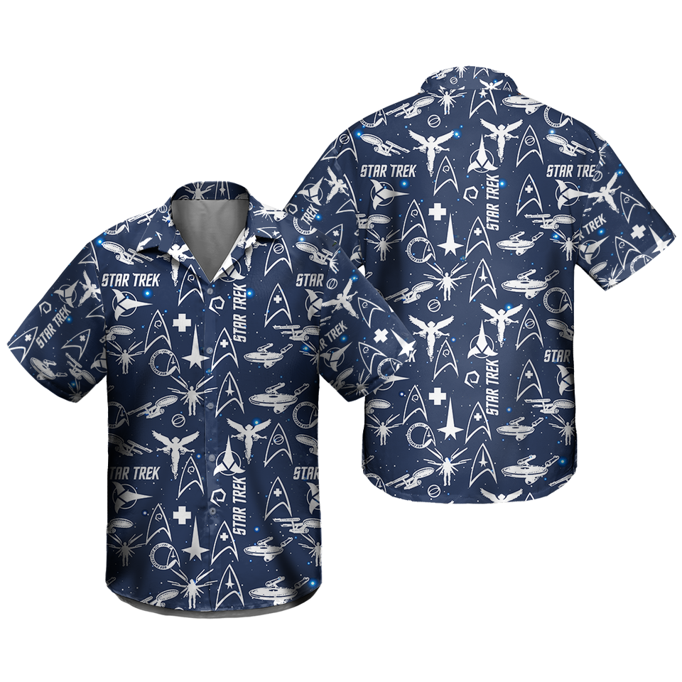 Trek Movie Hawaiian Shirt, Trek Summer Shirt, Trek Shirt, Vacation Shirt