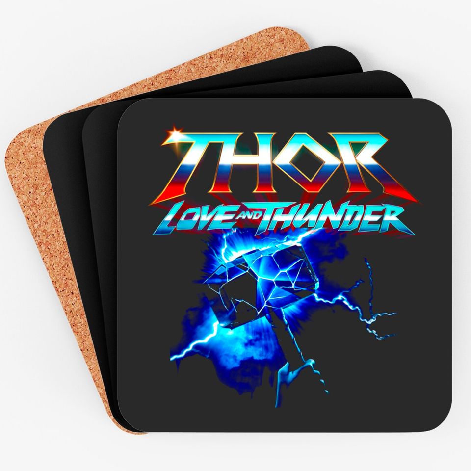 Thor marvel Coasters, Thor : Love And Thunder Thor Coasters