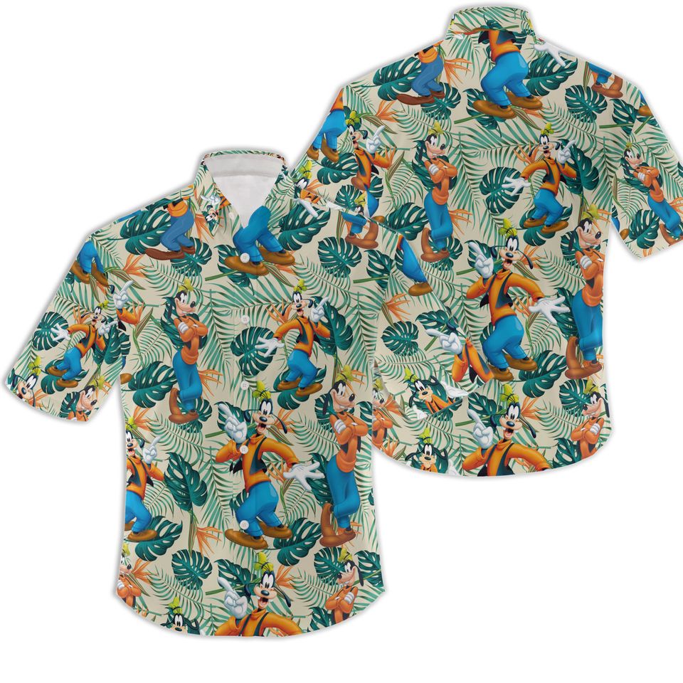 Disney Goofy Beach Hawaiian Shirt