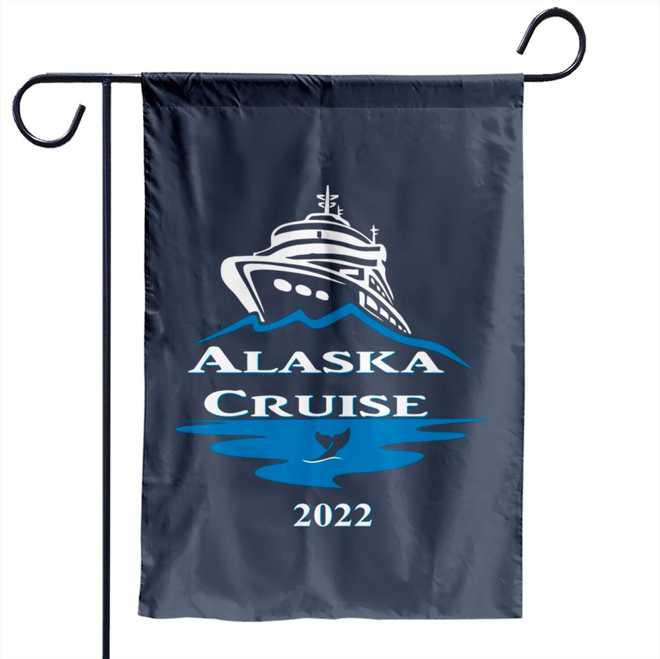 Alaska Cruise 2022 Vacation Matching Family Group Garden Flags