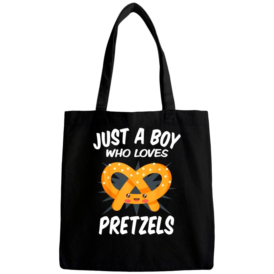 Just A Boy Who Loves Pretzels Bags