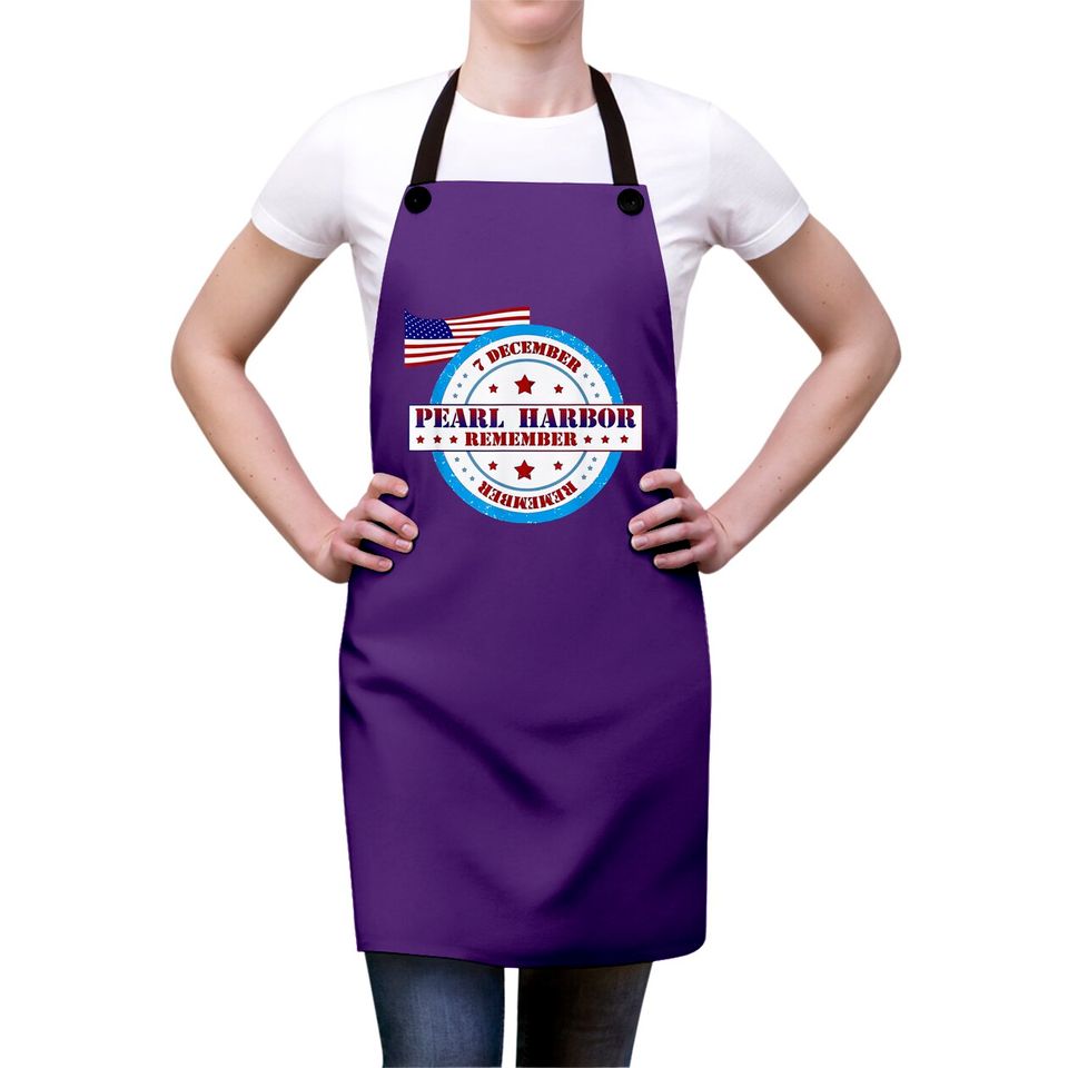 Pearl Harbor Remembrance Day Logo Aprons