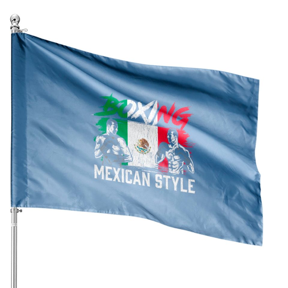 Mexican Boxing Sports Fight Coach Boxer Fighter House Flags