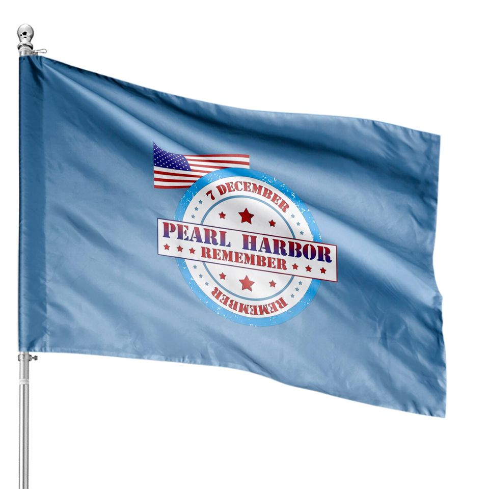 Pearl Harbor Remembrance Day Logo House Flags