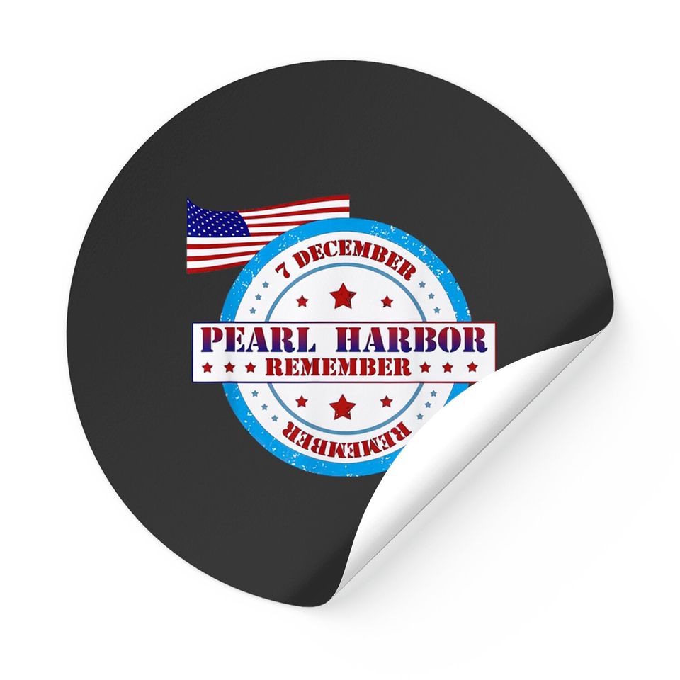 Pearl Harbor Remembrance Day Logo Stickers