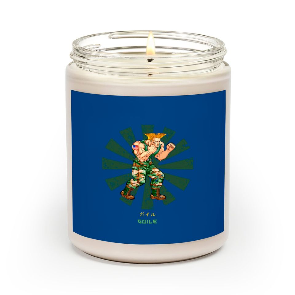 Guile Street Fighter Retro Japanese - Street Fighter - Scented Candles