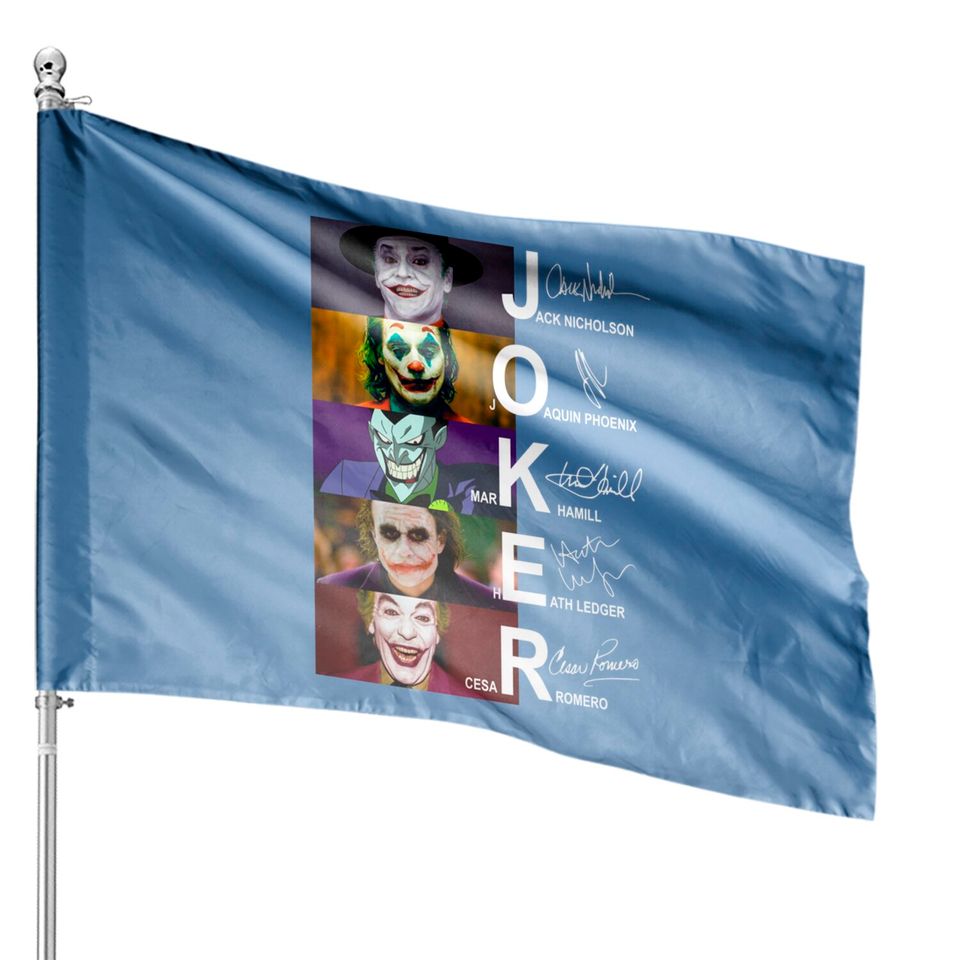 The Joker House Flag, Joker 2022 House Flag, Joker Friends House Flags, Funny Joker House Flag Fan Gifts