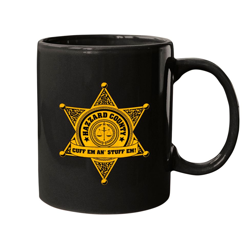 Dukes of Hazzard Police Badge - Dukes Of Hazzard - Mugs