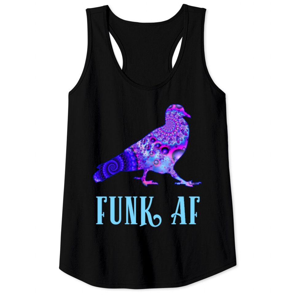 Pigeons Playing Ping Pong Funk AF PPPP Tank Tops