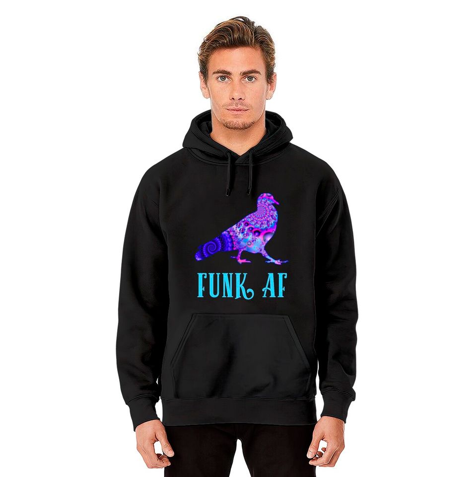 Pigeons Playing Ping Pong Funk AF PPPP Hoodies