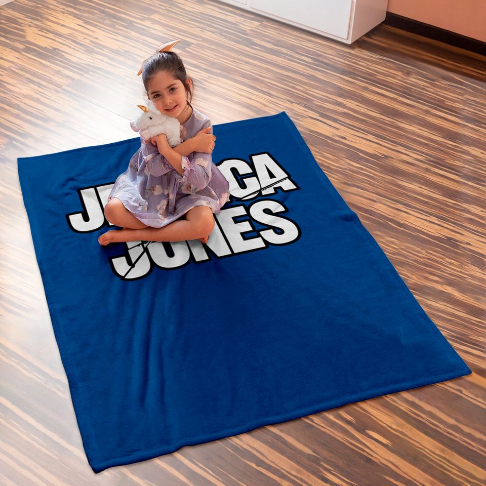 Jessica Jones Logo Baby Blankets