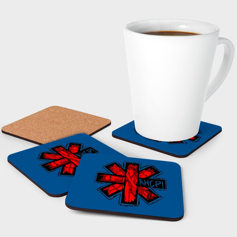 Red Hot Chili Peppers Band Vintage Inspired Coasters