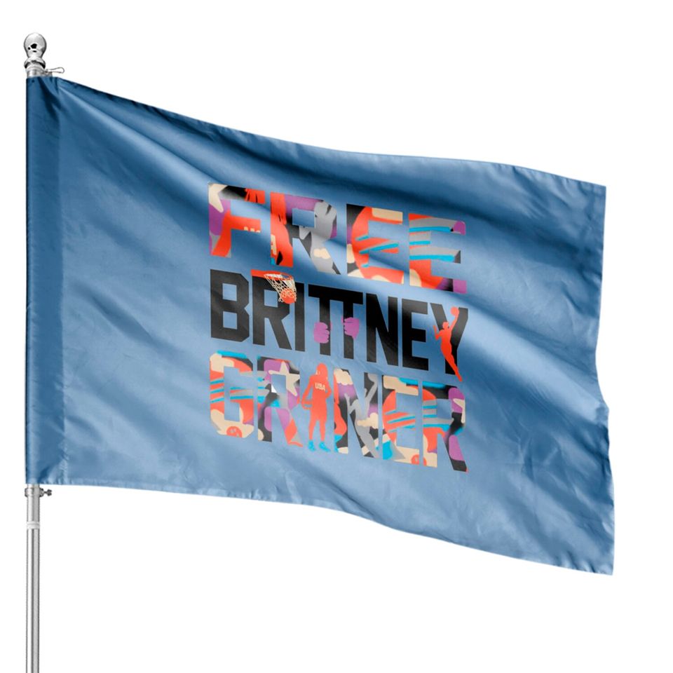 Free Brittney Griner  Classic House Flags