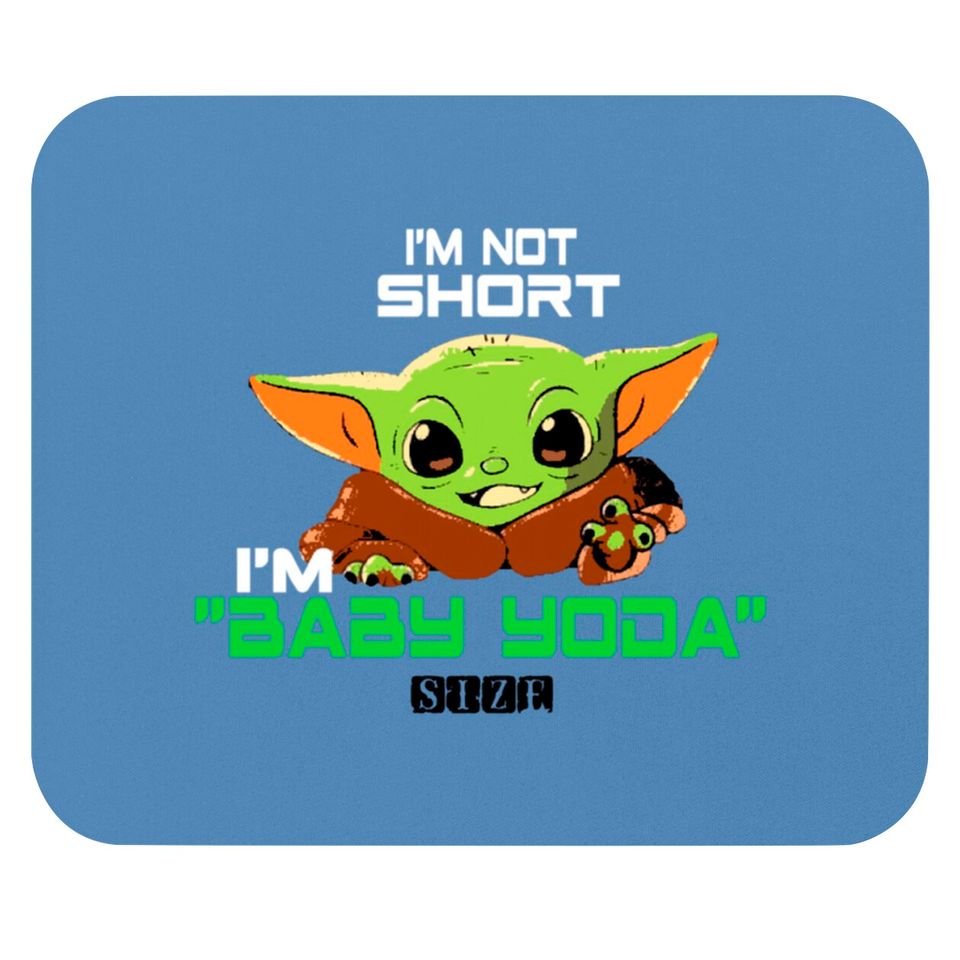 baby yoda size Mouse Pads Mouse Pads