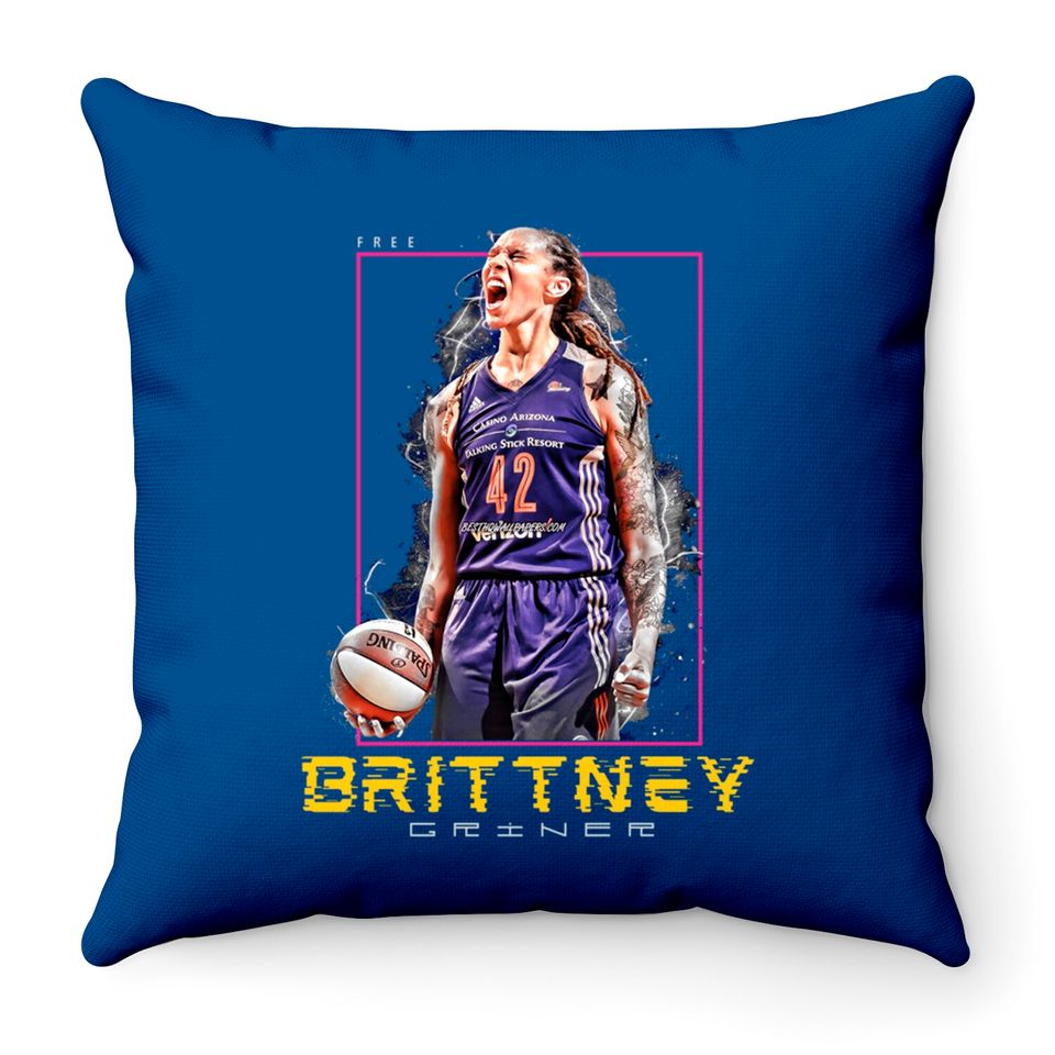 Free Brittney Griner Classic Throw Pillows