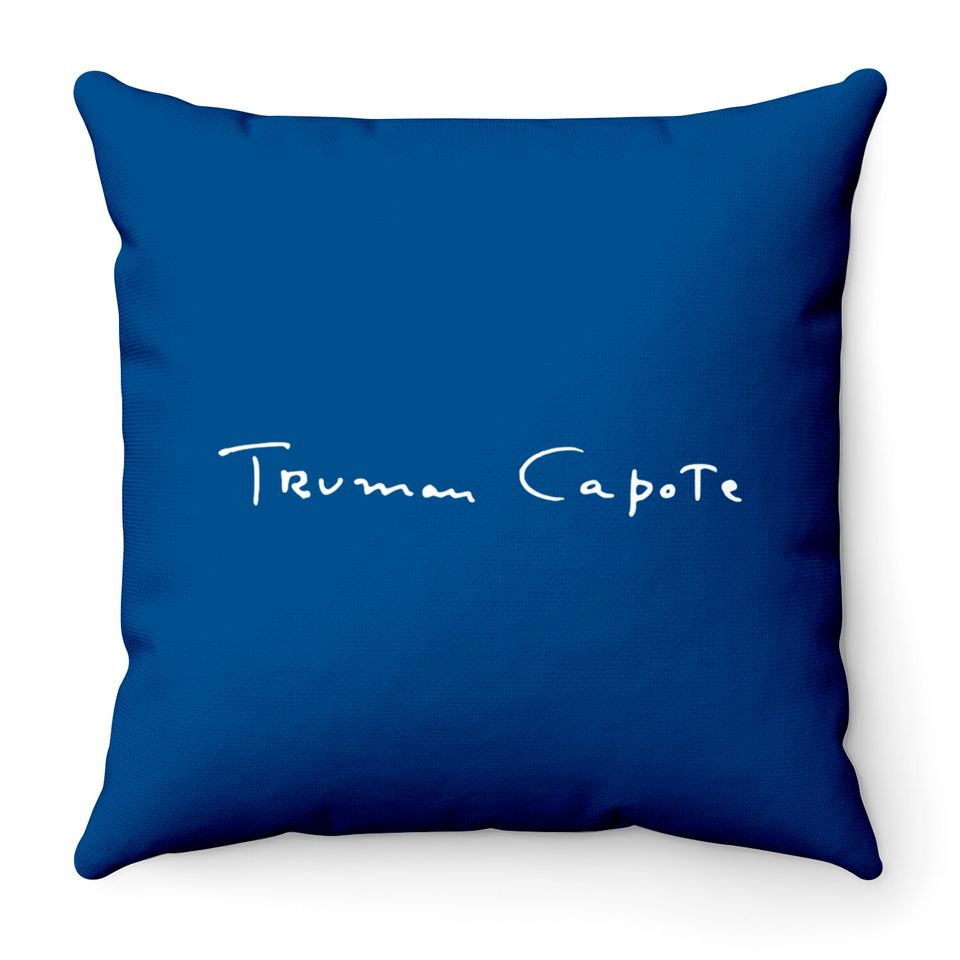 Truman Capote Signature Throw Pillows