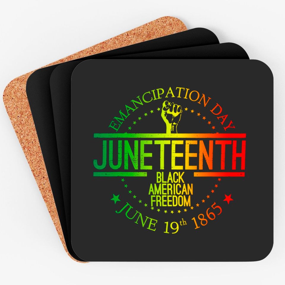 Juneteenth Coaster, Freeish Coaster, Black History Coaster, Black Culture Coasters, Black Lives Matter Coaster, Until We Have Justice, Civil Rights