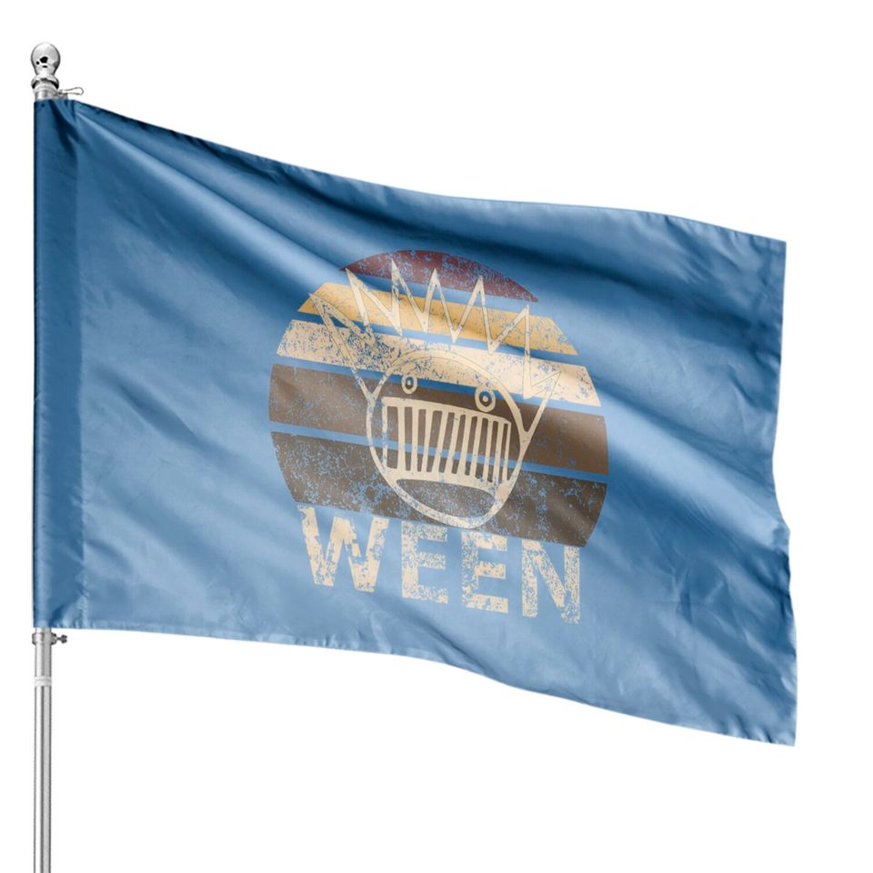 WEEN Vintage Retro Distressed Boognish - Ween - House Flags