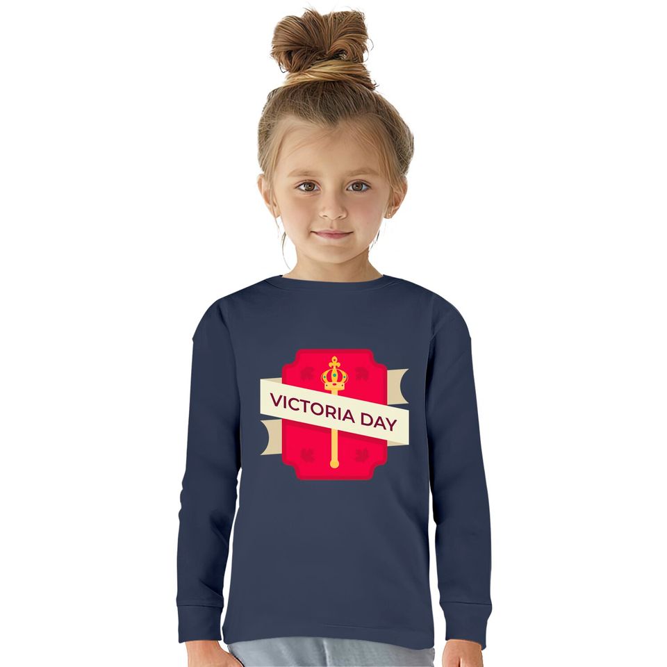 Happy Victoria Day  Kids Long Sleeve T-Shirts