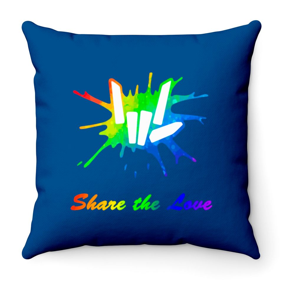 Share Love For Kids And Youth Beautiful Gift Throw Pillow Throw Pillows