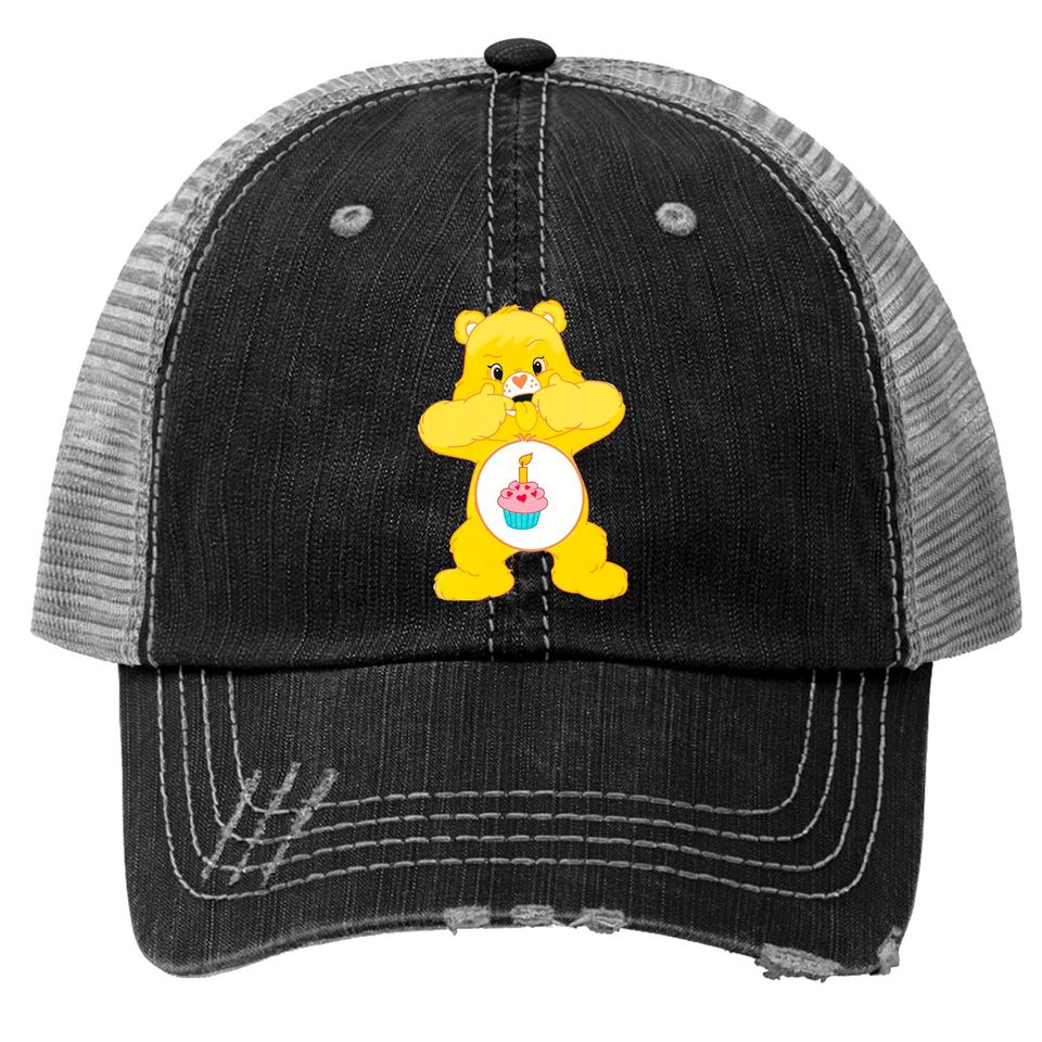 Birthday Bear sticking tongue out - Birthday Bear - Trucker Hats