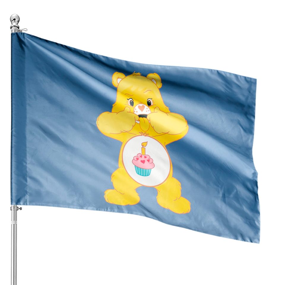 Birthday Bear sticking tongue out - Birthday Bear - House Flags