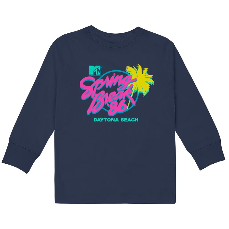MTV Spring Break Daytona Beach  Kids Long Sleeve T-Shirts Unisex Adult  Kids Long Sleeve T-Shirts