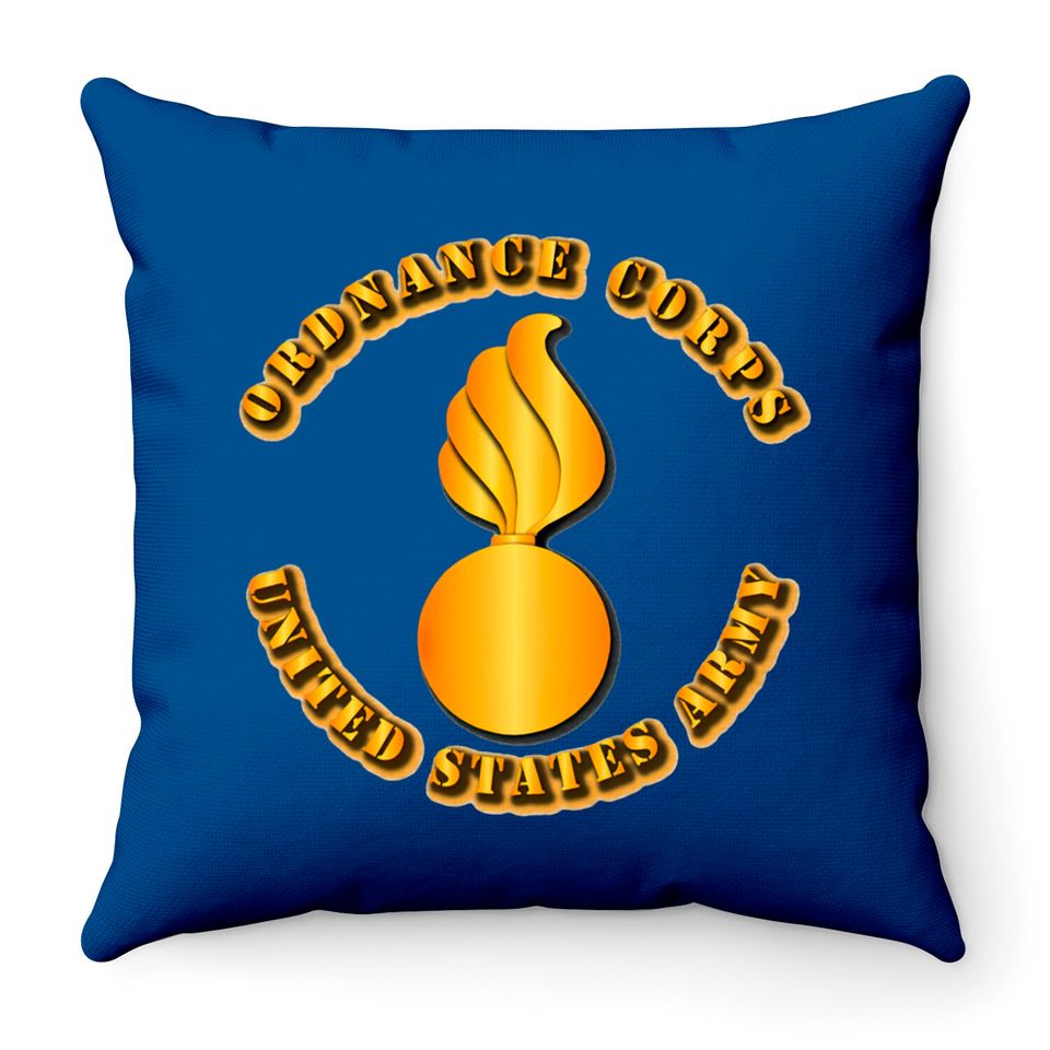 Army - Ordnance Corps - Army Ordnance Corps - Throw Pillows