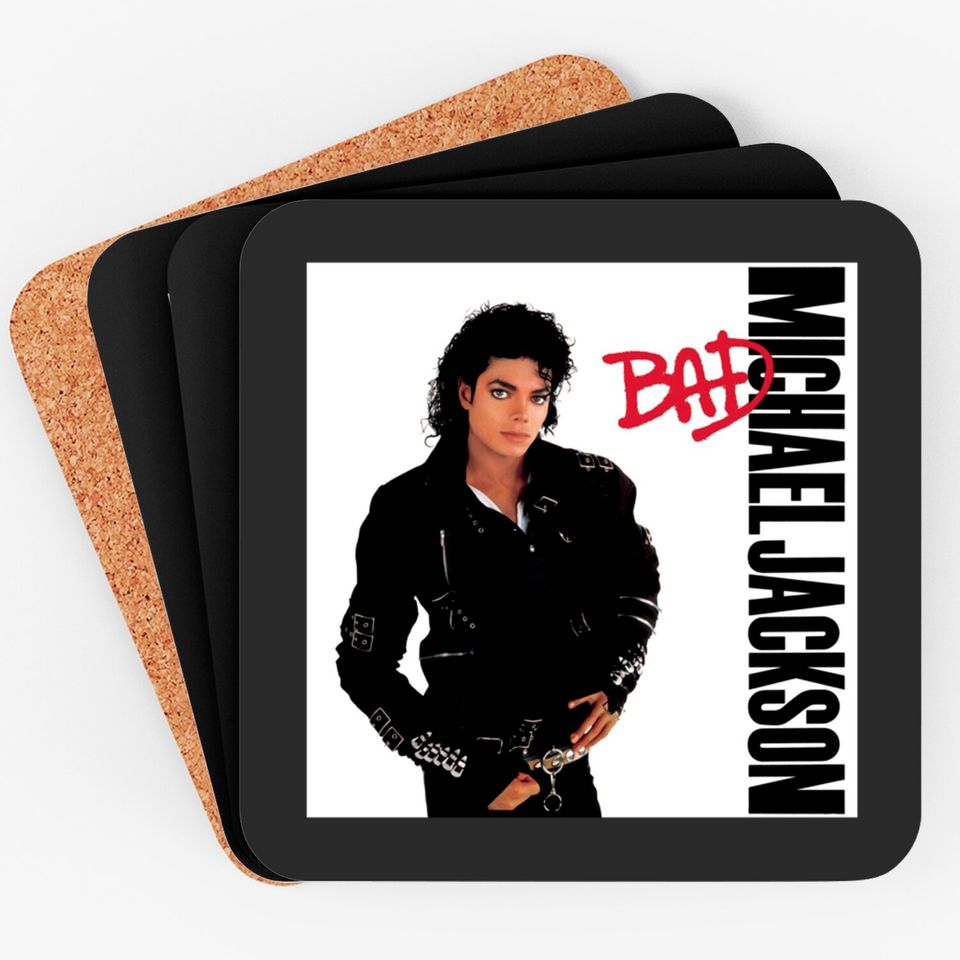 Michael Jackson Bad Album Smooth Criminal 1 Coasters