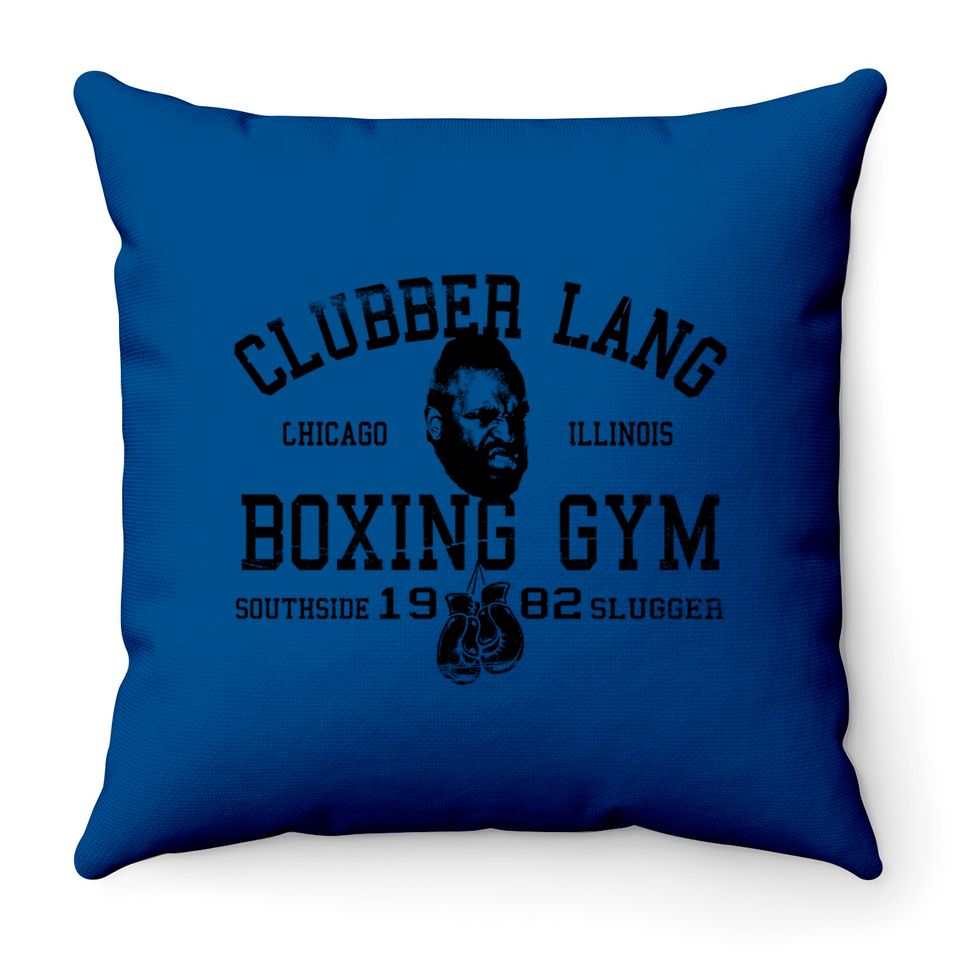 Clubber Lang Workout Gear Worn - Clubber Lang - Throw Pillows