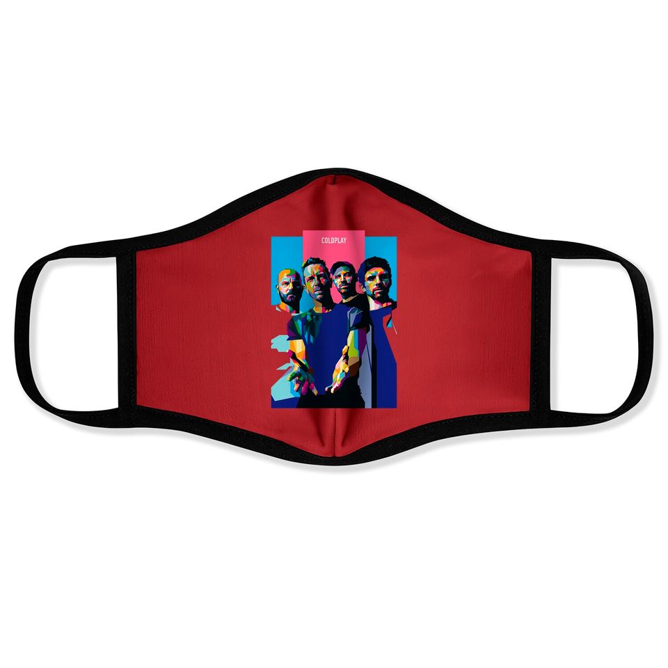 COLDPLAY Best Band in the World - Coldplay - Face Masks