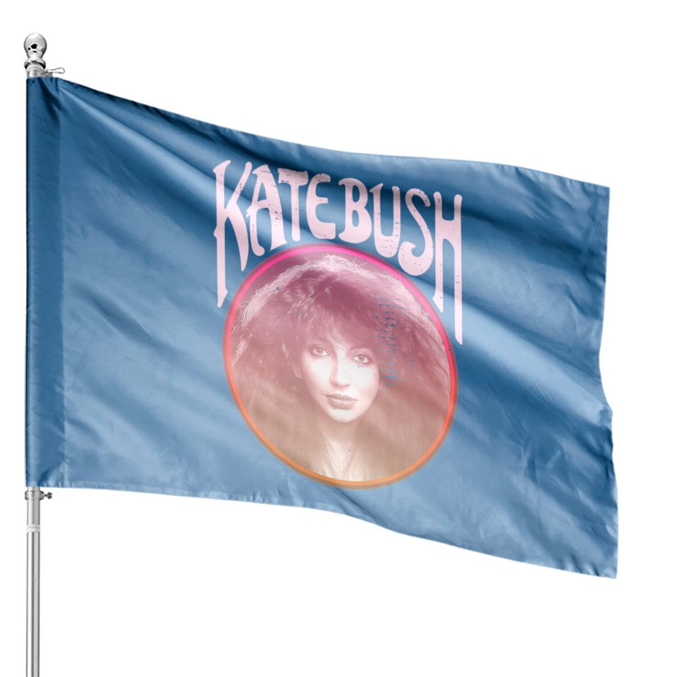 Retro Kate Bush Tribute House Flags