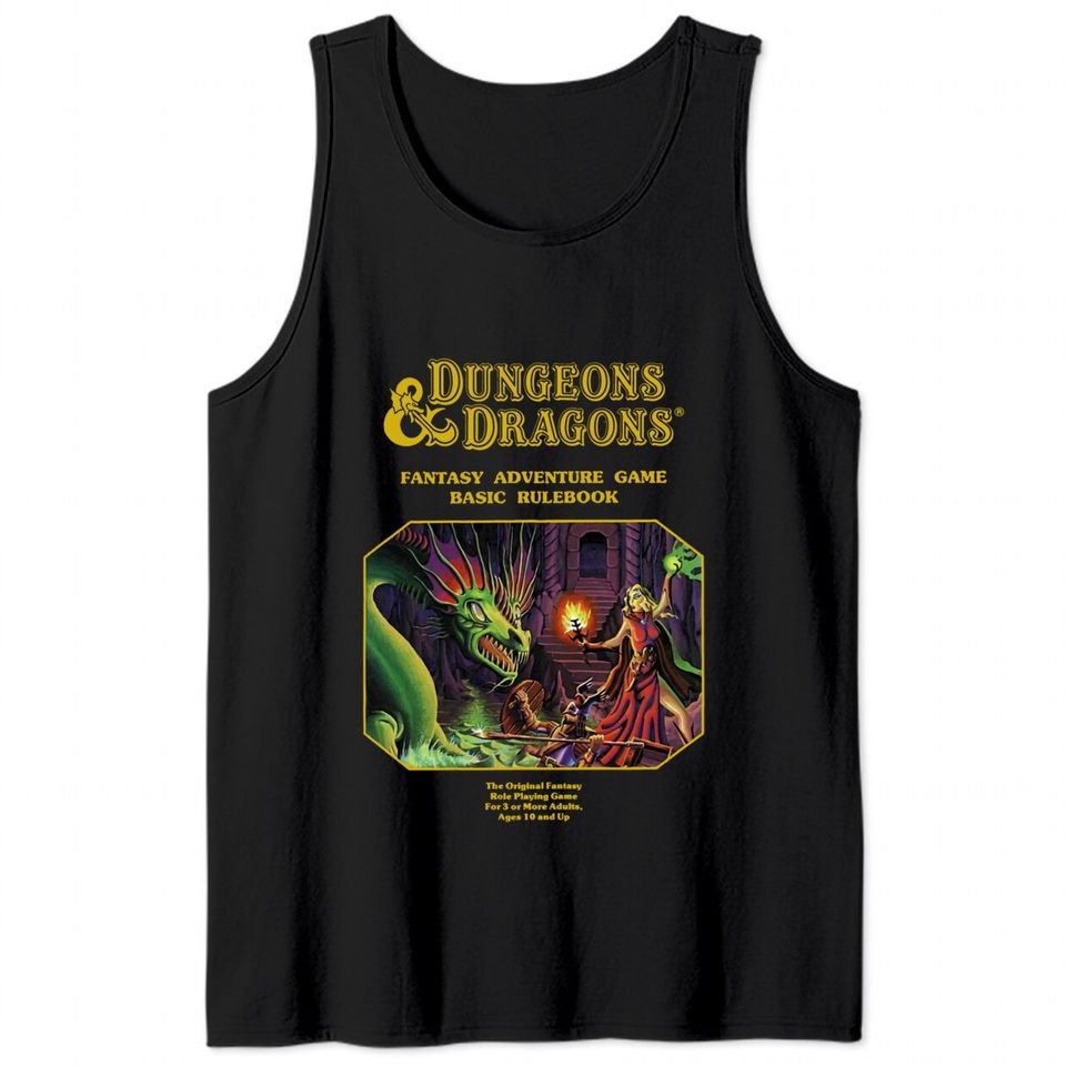 FANTASY ADVENTURE GAME Dungeons and Dragons - Dungeons And Dragons - Tank Tops