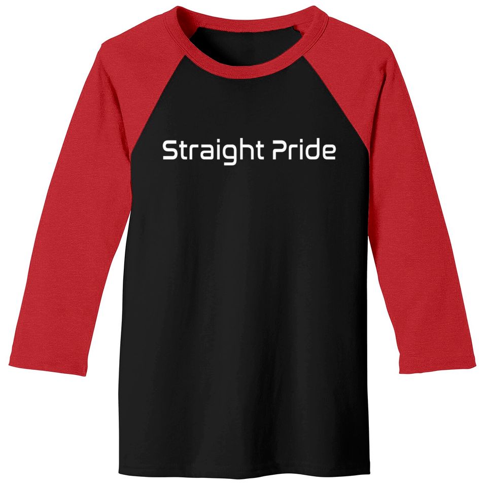 Straight Pride Baseball Tees